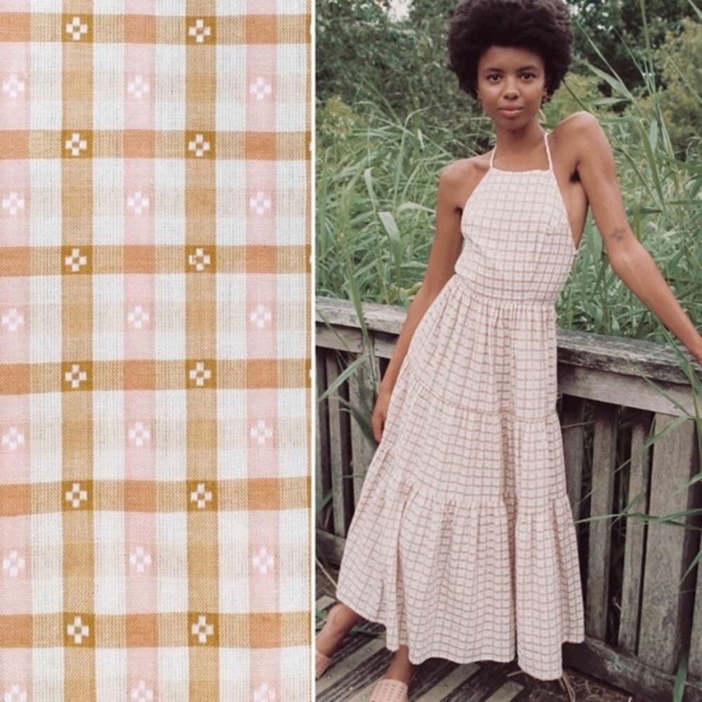 Christy Dawn Delphine Dress in Snapdragon Gingham, XS, Sample Sale